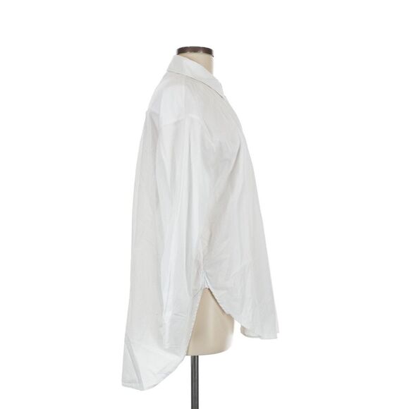 For Days Organic Poplin Oversized Button Down White - Picture 5 of 6